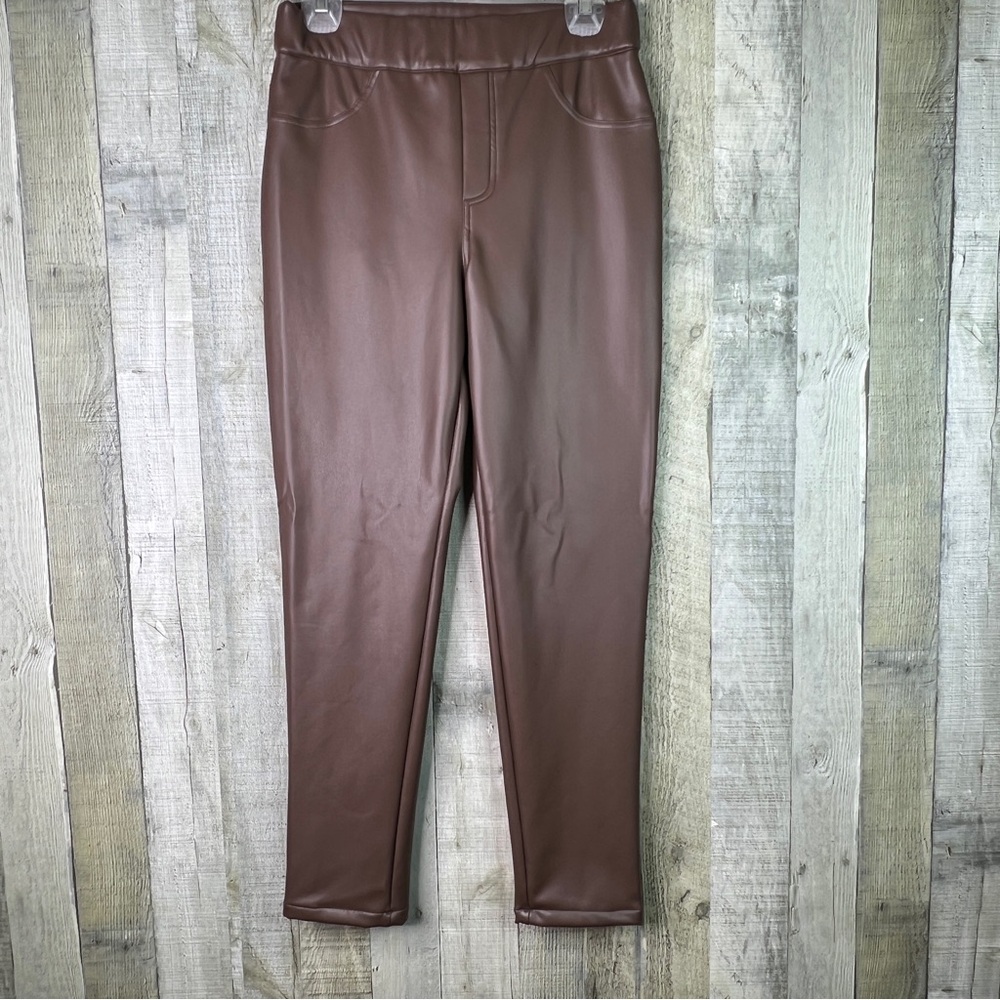 ISLE by Melis Kojan Size Small Brown Pleather(Very Soft & Smooth) Pants